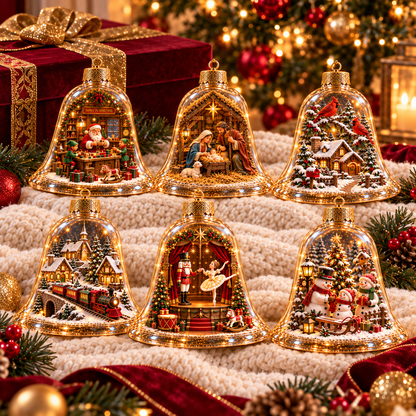 🎁2026 Christmas Wonderland Bell Ornaments.