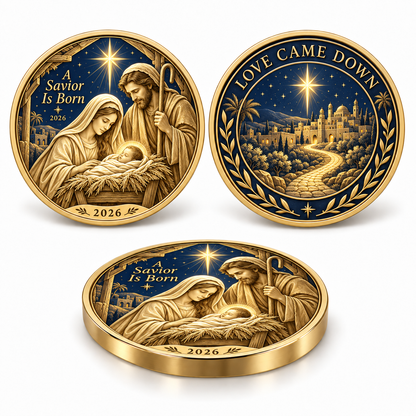 ✝️2026 Walk with Jesus Coin Collection – 6 Double-Sided Keepsakes of Faith, Hope & Love.