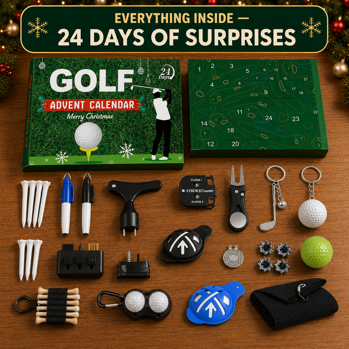 Golfer’s Countdown 2026 Golf Advent Calendar