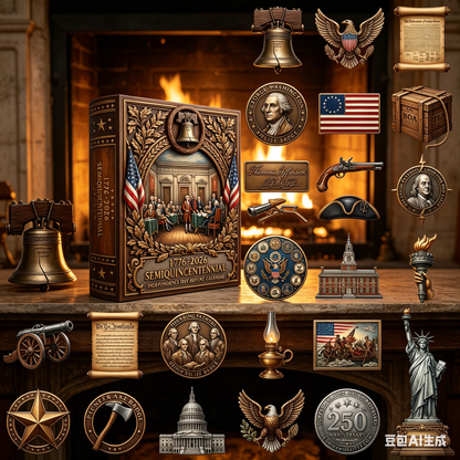🎉🇺🇸 Limited Edition! 🔥1776-2026 Semiquincentennial Independence Day Advent Calendar