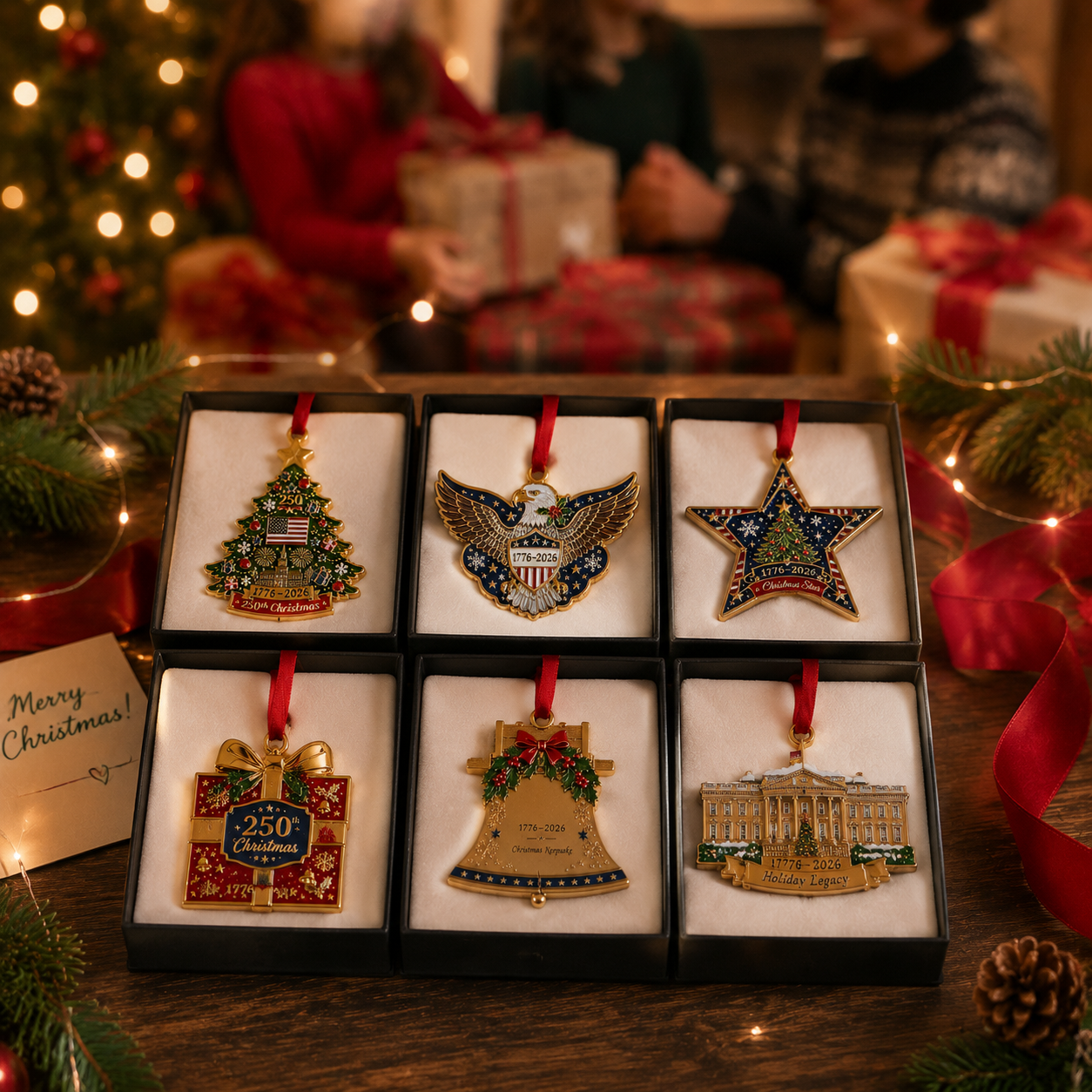 🎉🇺🇸 Limited Edition!🔥🔥🎄 A Perfect Patriotic Christmas Keepsake For A Historic Year