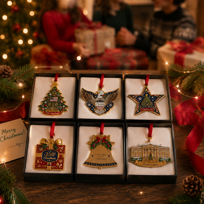🎉🇺🇸 Limited Edition!🔥🔥🎄 A Perfect Patriotic Christmas Keepsake For A Historic Year