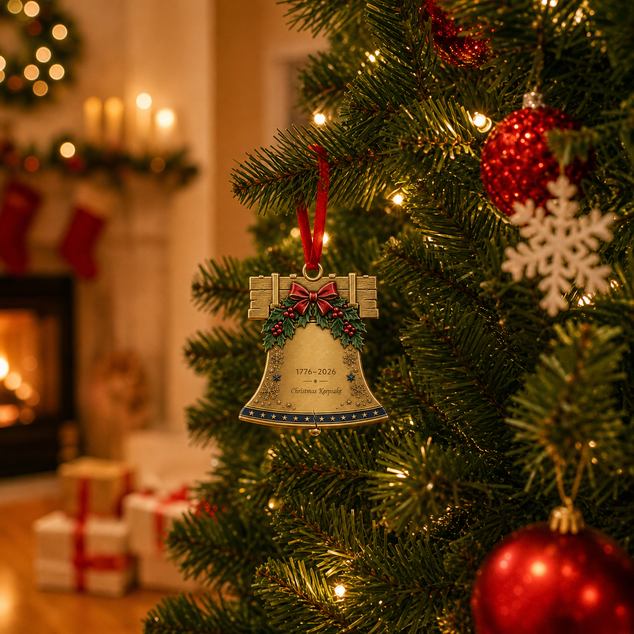 🎉🇺🇸 Limited Edition!🔥🔥🎄 A Perfect Patriotic Christmas Keepsake For A Historic Year
