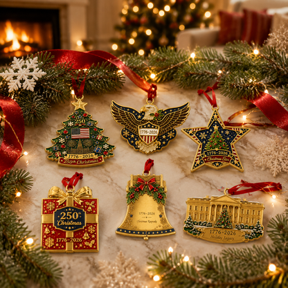 🎉🇺🇸 Limited Edition!🔥🔥🎄 A Perfect Patriotic Christmas Keepsake For A Historic Year