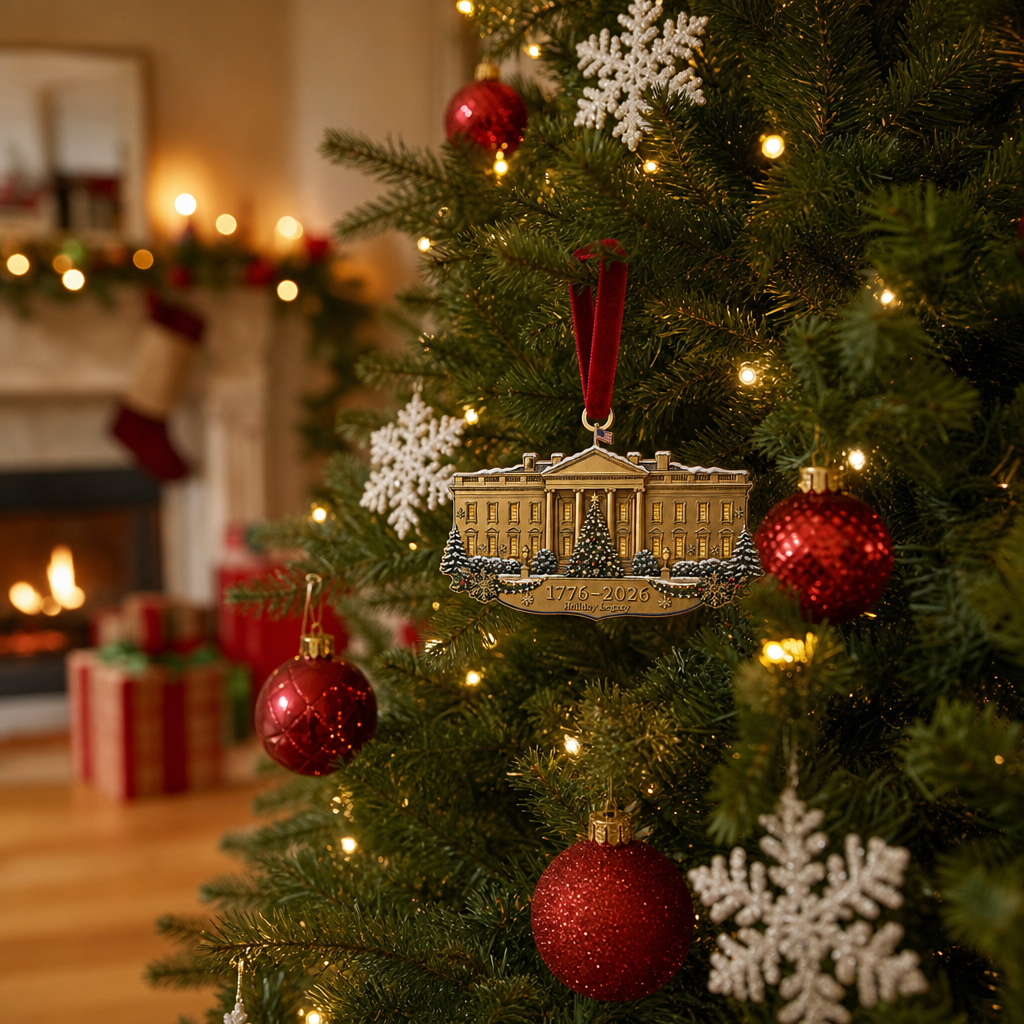 🎉🇺🇸 Limited Edition!🔥🔥🎄 A Perfect Patriotic Christmas Keepsake For A Historic Year