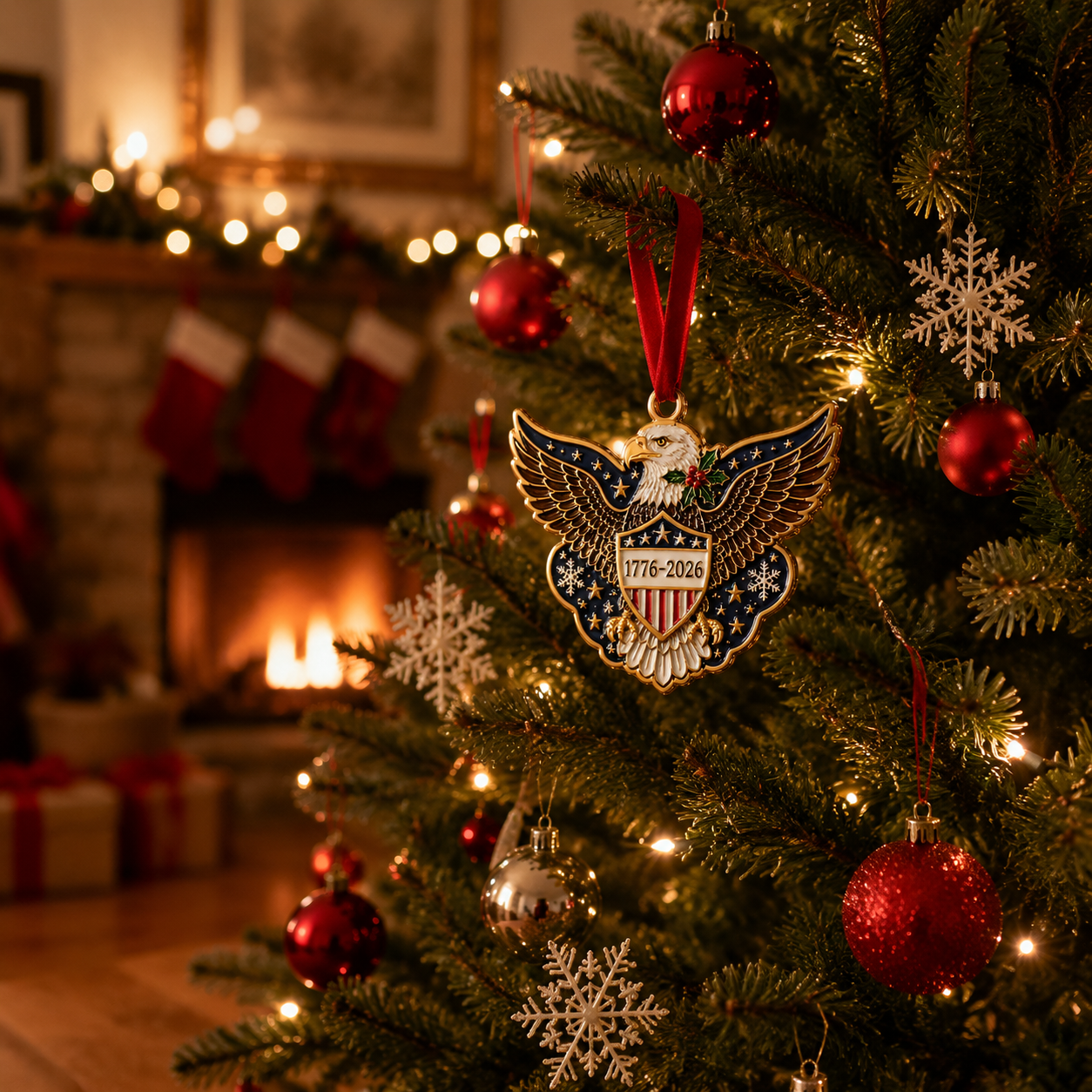🎉🇺🇸 Limited Edition!🔥🔥🎄 A Perfect Patriotic Christmas Keepsake For A Historic Year