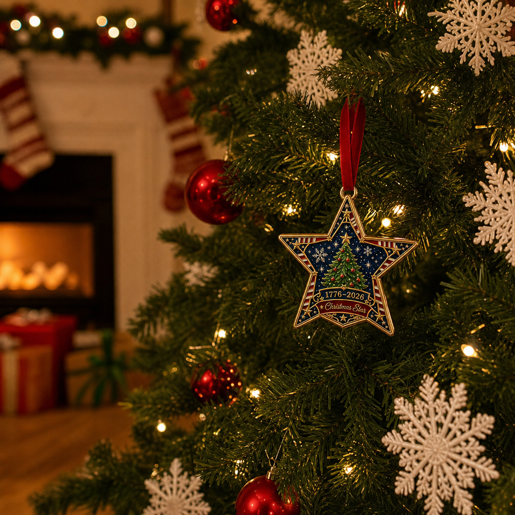 🎉🇺🇸 Limited Edition!🔥🔥🎄 A Perfect Patriotic Christmas Keepsake For A Historic Year