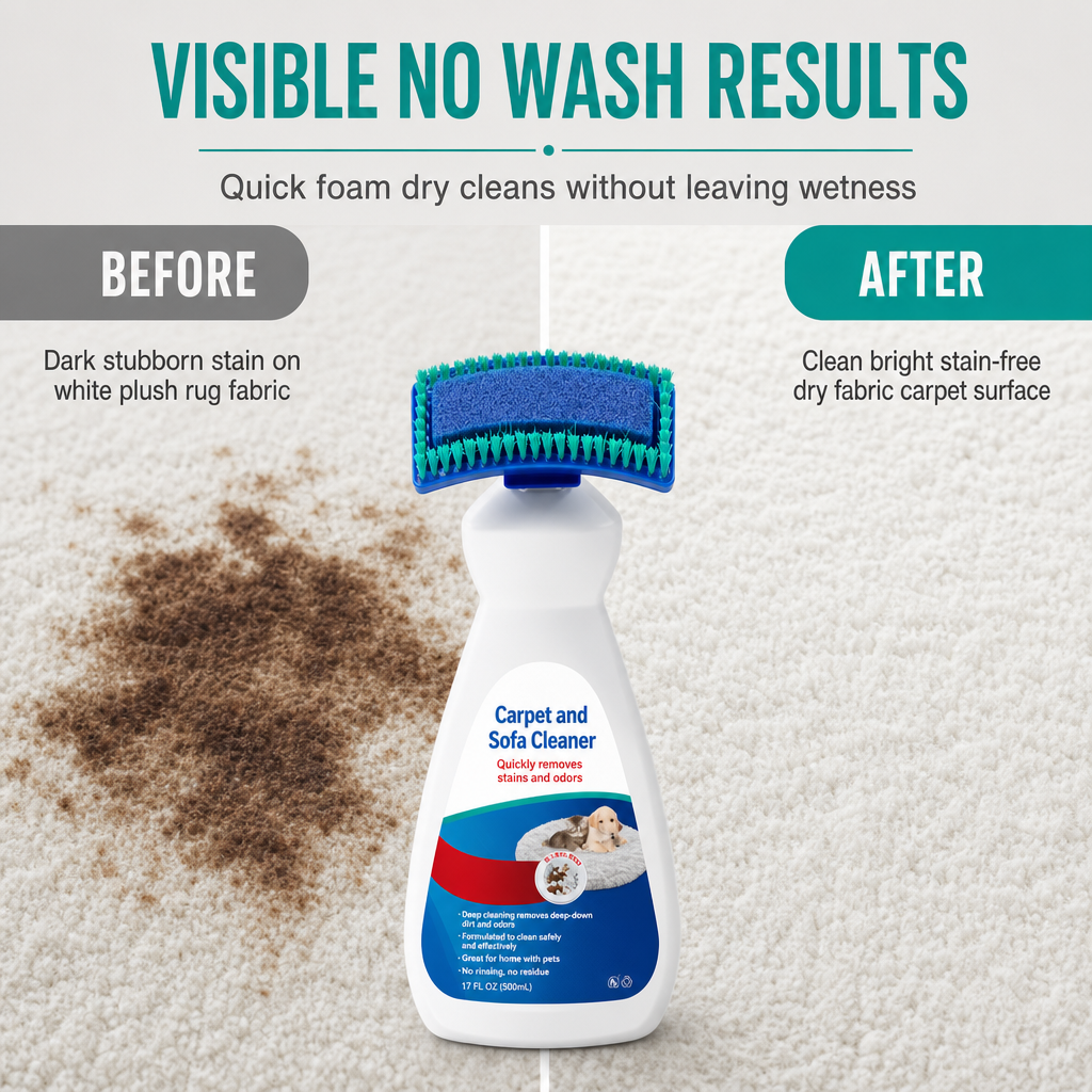🔥LAST DAY 50%OFF💞50K+ SOLD! 🥩🍴Waterless Fabric and Carpet Cleaner