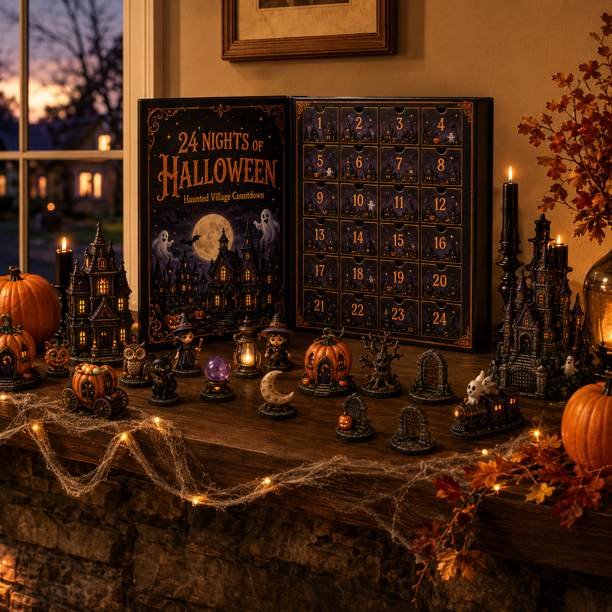 🎉🇺🇸 Limited Edition! 🔥 Only 250 Available! 🌟24 Nights of Halloween Advent Calendar