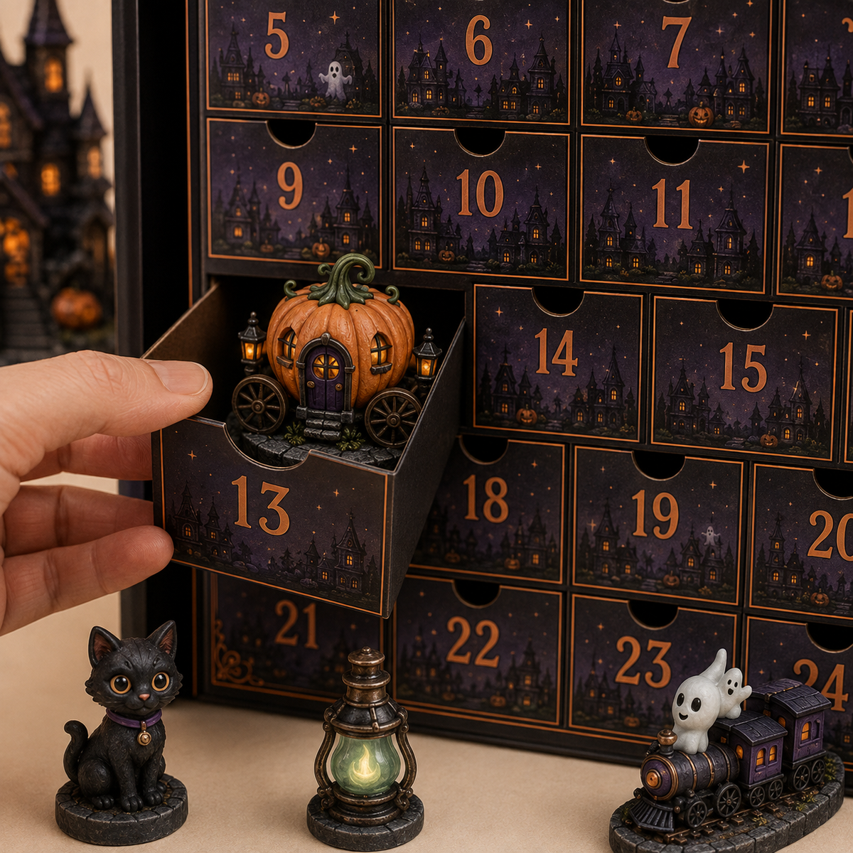 🎉🇺🇸 Limited Edition! 🔥 Only 250 Available! 🌟24 Nights of Halloween Advent Calendar